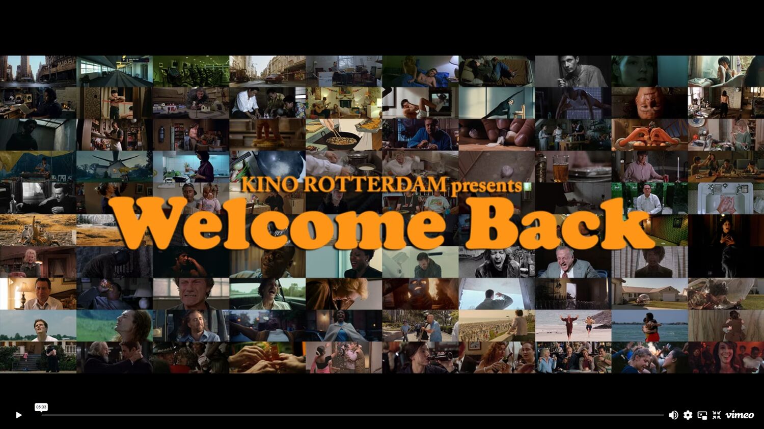 KINO presents: Welcome Back Compilation : https://vimeo.com/562706747